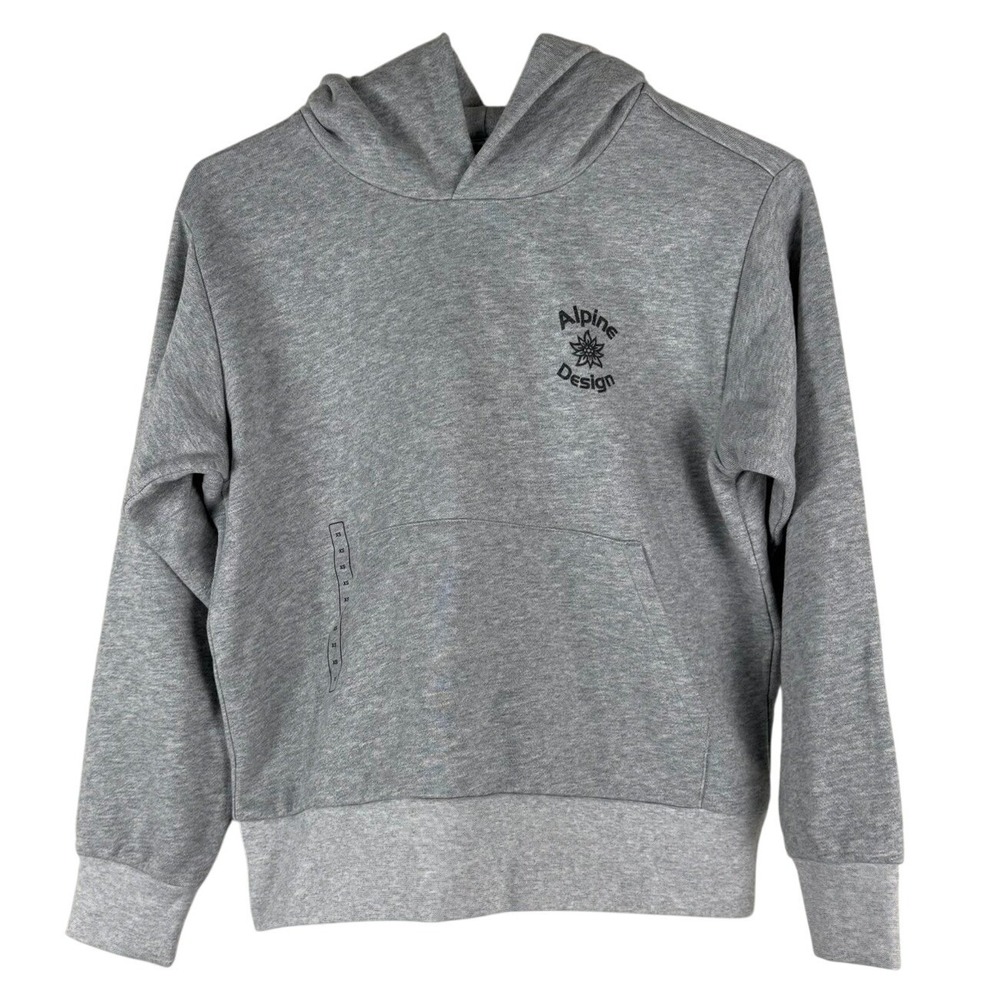 Alpine Design‎ Womens XS Hike Hoodie Medium Gray Heather Pullover Sweatshirt NWT